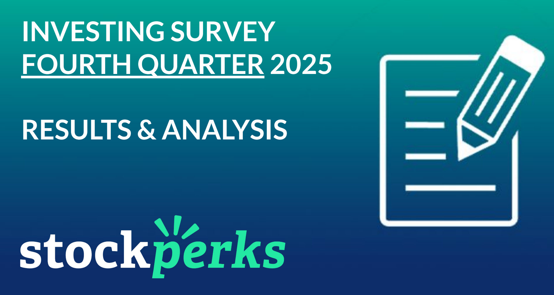 The Perk Network:  Q4 2025 Retail Investor Survey Results